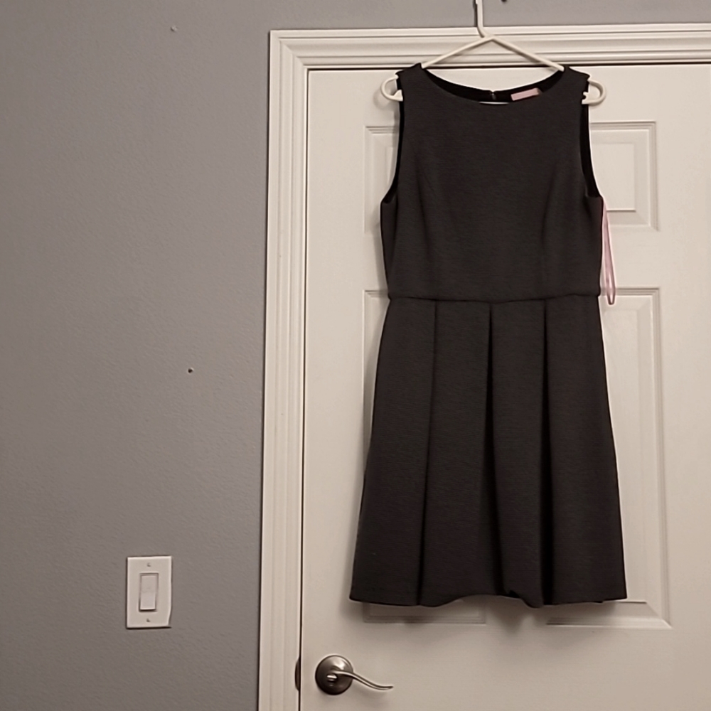 Isaac Mizrahi Grey A-line dress